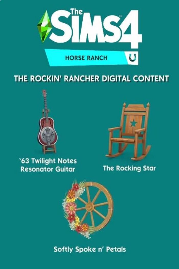 The Sims 4: Horse Ranch – Rockin’ Rancher Pre-Order Bonus (DLC) (PC/MAC ...