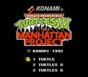 Teenage Mutant Ninja Turtles III: The Manhattan Project NES