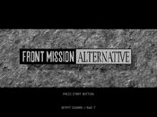 Front Mission Alternative PlayStation