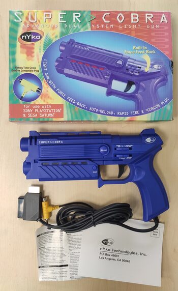 Nyko Super Cobra Light Gun G-Con (PS1, PS2, SEGA SATURN)