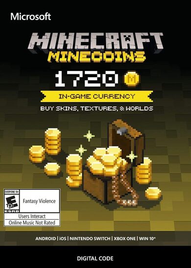 Minecraft: Minecoins Pack: Código de 1720 Coins LATAM