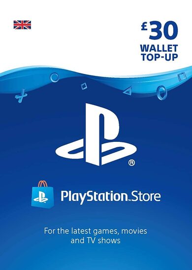 E-shop PlayStation Network Card 30 GBP (UK) PSN Key UNITED KINGDOM