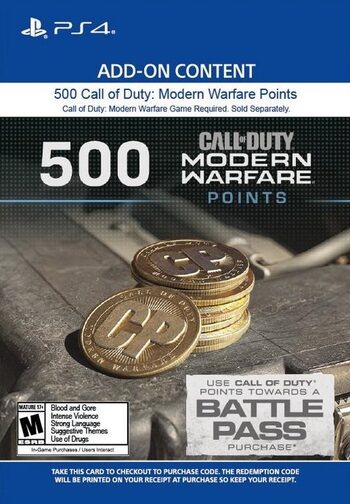 500 Points Call of Duty: Modern Warfare Clé (PS4) PSN GLOBAL