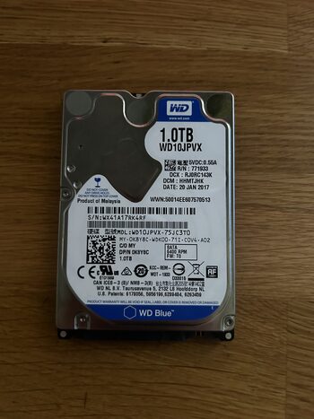 Western Digital Blue 1 TB HDD Storage
