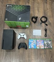 Xbox Series X, Black, 1TB/2 pultai/3 žaidimai