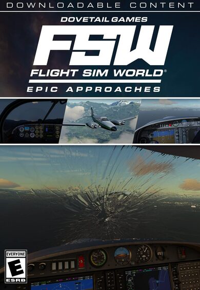 E-shop Flight Sim World - Epic Approaches Mission Pack (DLC) Steam Key GLOBAL