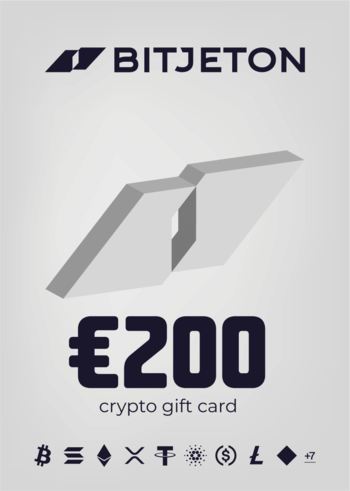 BitJeton Crypto Gift Card 200 EUR Key GLOBAL