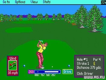 PGA Tour Golf SEGA Mega Drive