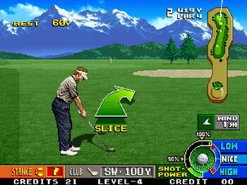 Redeem BIG TOURNAMENT GOLF Neo Geo