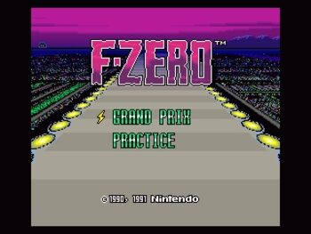 F-Zero (1990) SNES