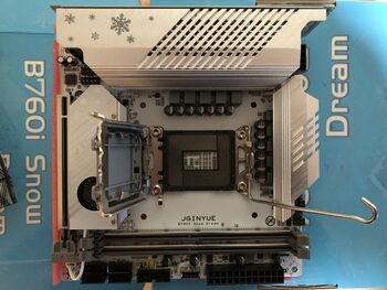 JGINYUE B760I-SNOW DREAM Intel Z760 Mini ITX DDR4 LGA1700 1 x PCI-E x16 Slots Motherboard