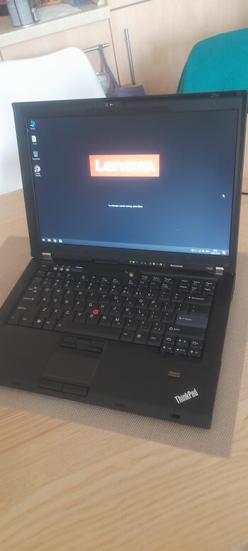 Lenovo Nešiojamas kompiuteris ThinkPad T400 , P8400/4Ramm/128SSD/ Win 11 už 80€ 