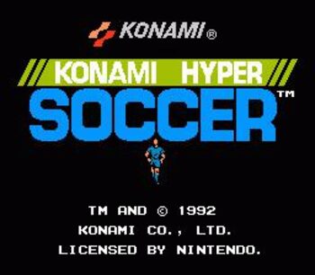 Konami Hyper Soccer NES