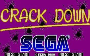 Redeem Crack Down (1990) SEGA Mega Drive