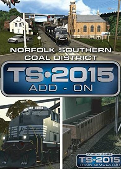 E-shop Train Simulator - Norfolk Southern Coal District Route Add-On (DLC) (PC) Steam Key GLOBAL