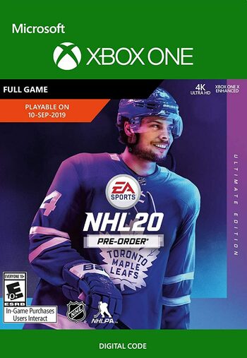 NHL 20: Ultimate Edition (Xbox One) Xbox Live Key GLOBAL