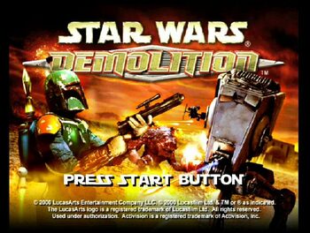 Star Wars: Demolition PlayStation