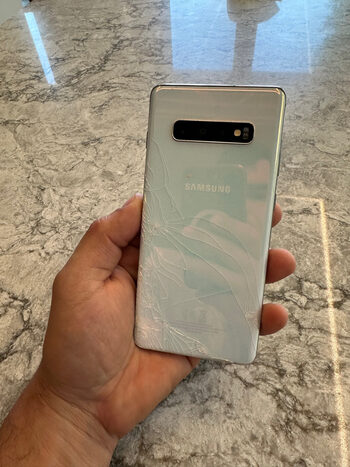 Get Samsung Galaxy S10+ 128GB Prism White