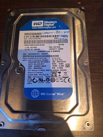 Western Digital WD Blue 320 GB HDD Storage