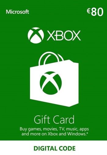 Carte cadeau Xbox Live 80 EUR Clé EUROPE