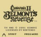 Castlevania II: Belmont's Revenge Game Boy