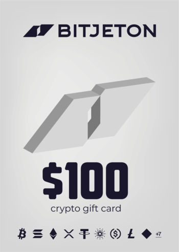 BitJeton Crypto Gift Card 100 USD Key GLOBAL