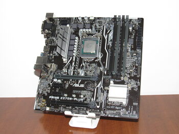 Asus PRIME Z270M-PLUS Intel Z270 Micro ATX DDR4 LGA1151 2 x PCI-E x16 Slots Motherboard