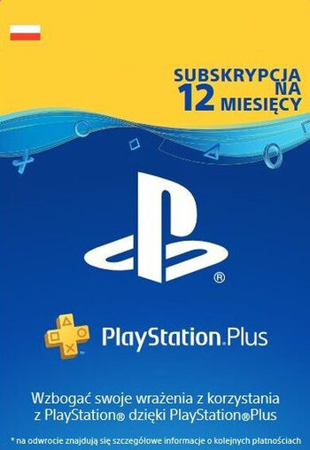 PlayStation Plus Card 365 Day (PL) PSN Key POLAND