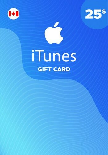 Apple iTunes Gift Card 25 CAD Clé iTunes CANADA