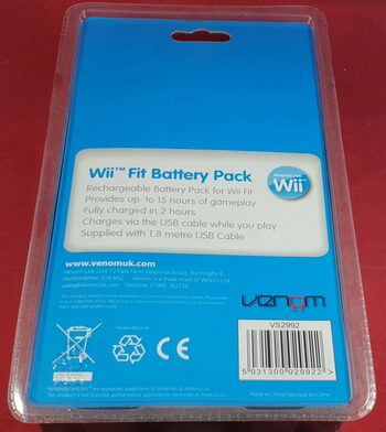 Venom Rechargeable Battery Pack skirta Wii Fit Balancinei lentai for sale