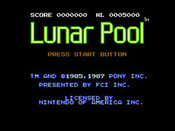 Lunar Pool NES