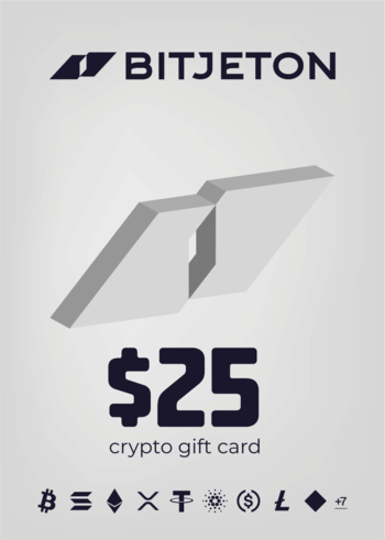 BitJeton Crypto Gift Card 25 USD Key GLOBAL