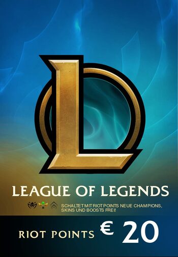 League of Legends Gift Card 20€ - Riot Key - EUROPE Server Only