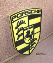 Buy Porsche logotipo letrero cartel impreso en 3D