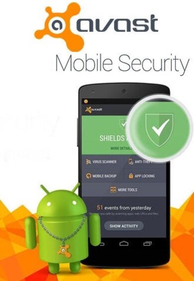 E-shop Avast Mobile Security Premium 1 Device (Android) 2 Years Avast Key GLOBAL