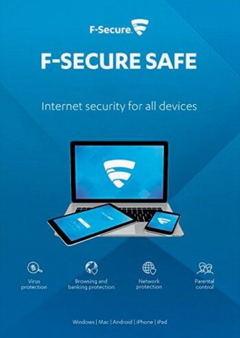 F-Secure SAFE Security (Windows, Android, Mac) 1 Device 1 Year Key EUROPE