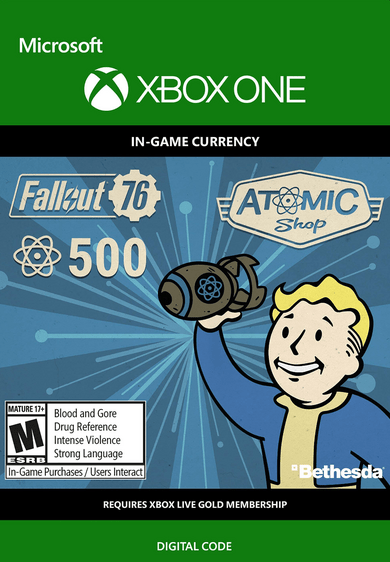 E-shop Fallout 76: 500 Atoms XBOX LIVE Key UNITED STATES