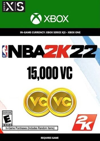 NBA 2K22: 15000 VC XBOX LIVE Klucz GLOBAL
