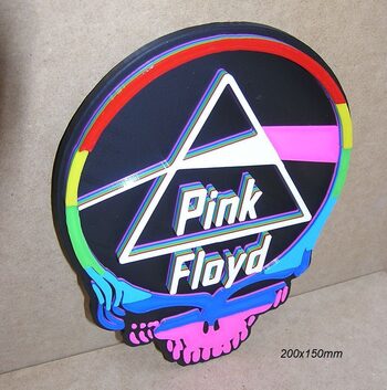 Get Pink Floyd grupo rockero, cartel, Letrero. Rotulo, Impresion3d