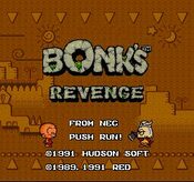 Bonk's Revenge (1991) Game Boy