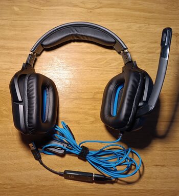 Auriculares gaming LOGITECH G430 (con almohadillas nuevas de cuero sintético) for sale