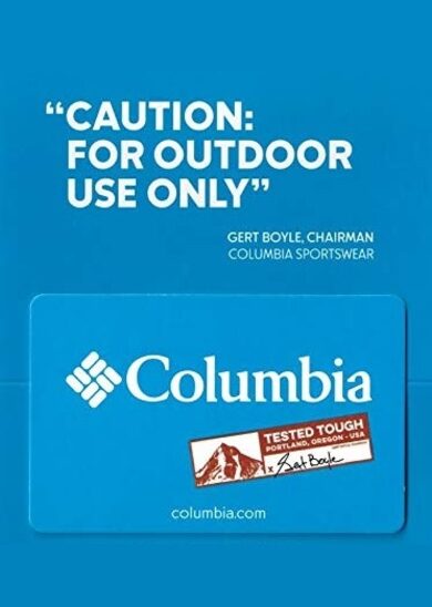 E-shop Columbia Sportswear Gift Card 100 USD Key UNITED STATES