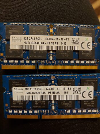 Sk hynix 16GB DDR3 2x8 laptop