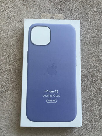 Originalus odinis dėklas iPhone 13 su MagSafe violetinė