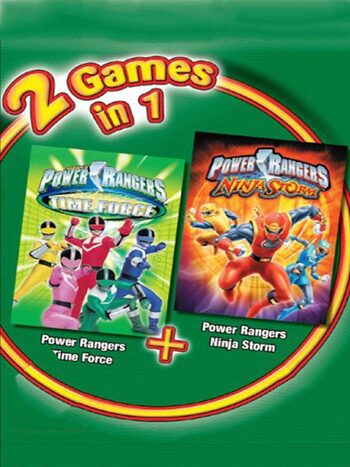 2 Games in 1 Double Pack: Power Rangers Ninja Storm + Power Rangers Time Force Game Boy Advance