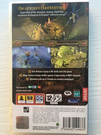 Dungeons & Dragons: Tactics PSP for sale
