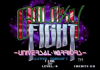 Galaxy Fight: Universal Warriors SEGA Saturn