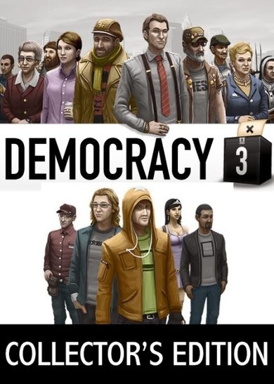 E-shop Democracy 3 Collector's Edition Steam Key GLOBAL