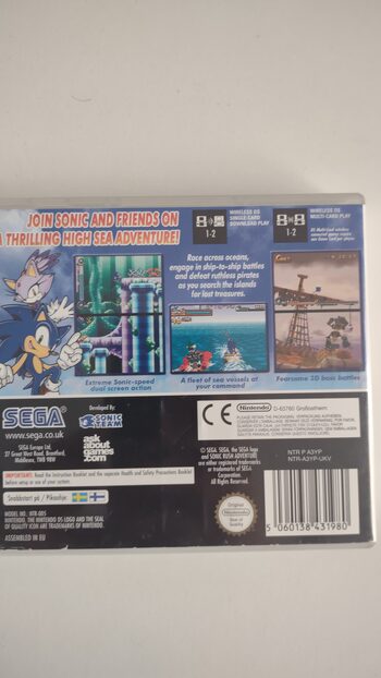 Sonic Rush Adventure Nintendo DS