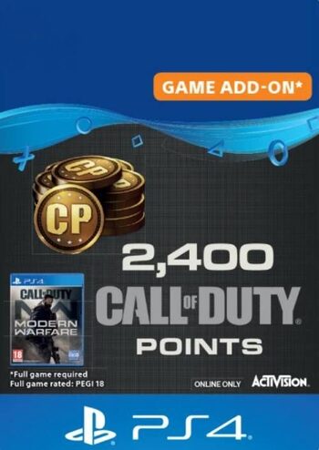 2400 Call of Duty: Modern Warfare Points (PS4/PS5) PSN Key SPAIN